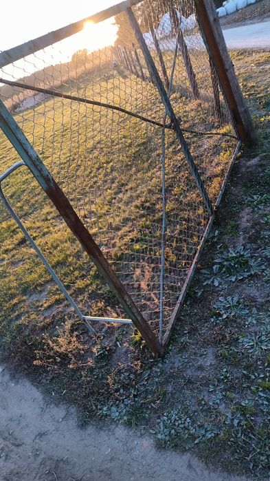 Brama, bramy metalowa siatka na budowę budowlana płot ogrodzenie
