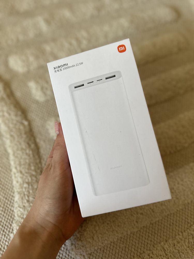 Xiaomi Зовнішній акумулятор Xiaomi Mi Power Bank 3 20000 mAh White