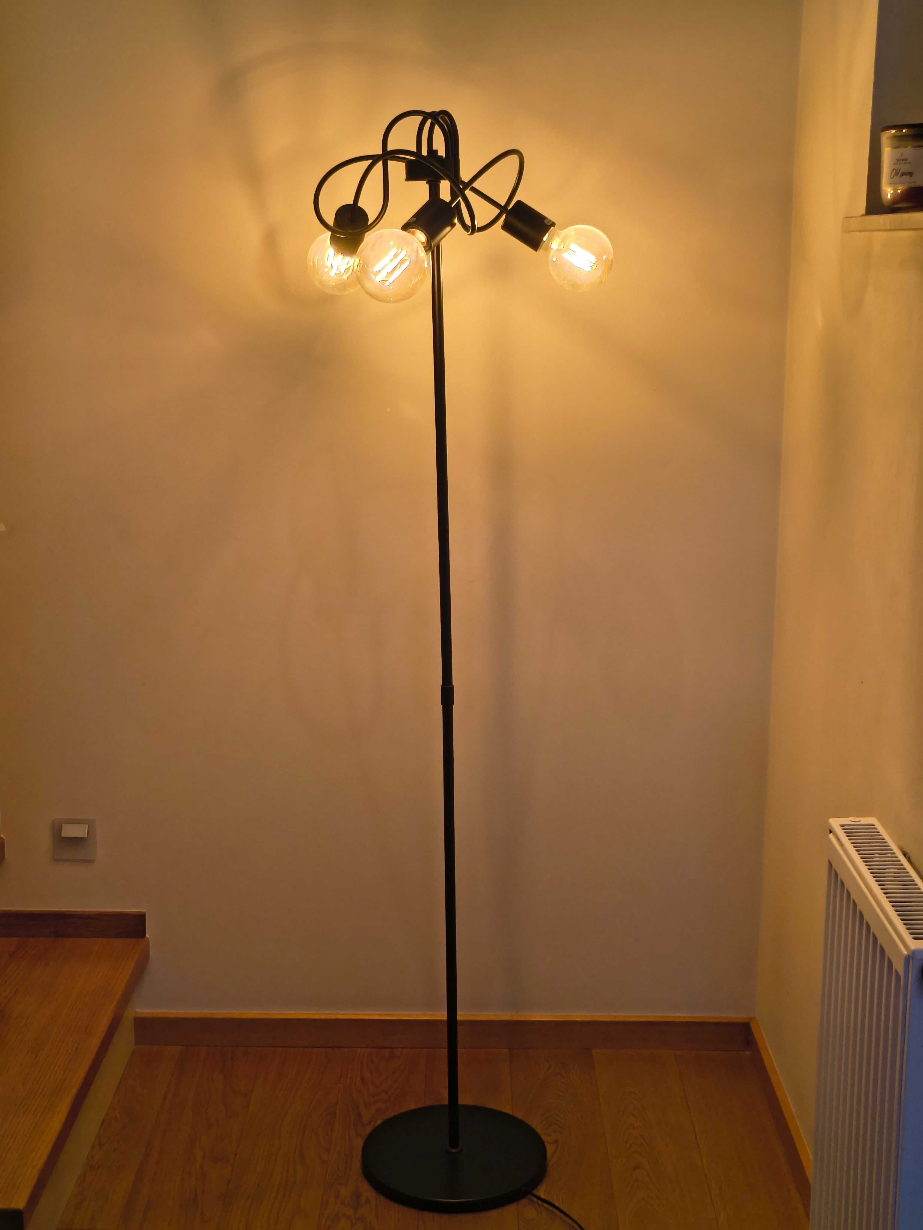 Lampa podłogowa stojąca ALFA TANGO czarna