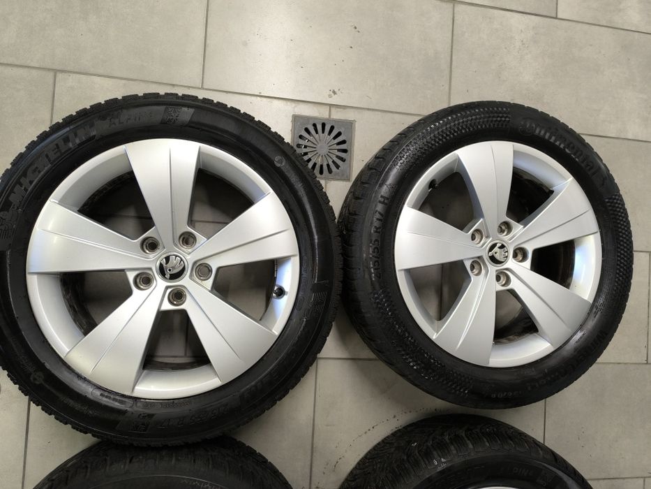 Koła Alufelgi 17 5x112 et41 Skoda VW Audi Zima 2023 Orginał