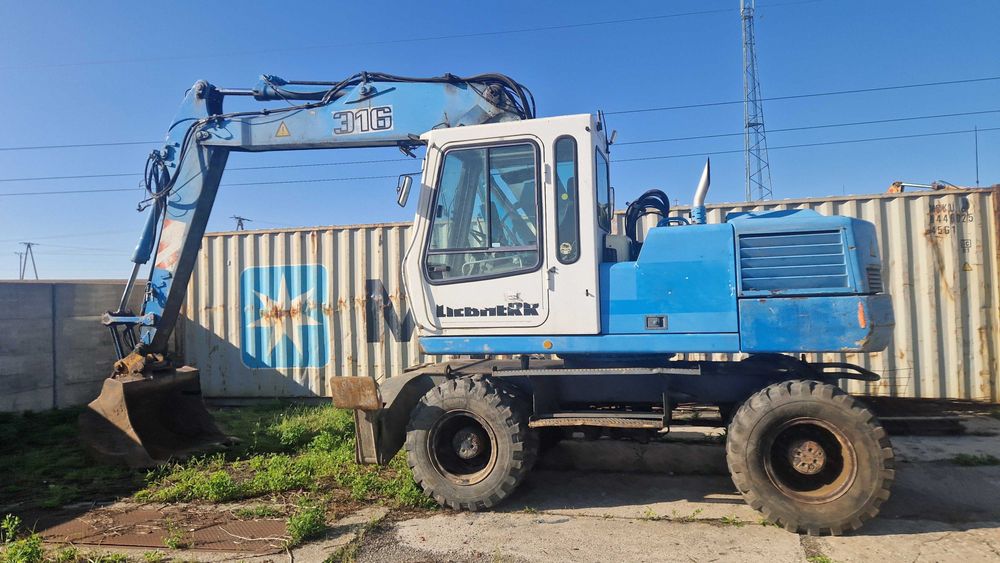 koparka liebherr 316 części łyżka szybko złącze widły silnik pompa