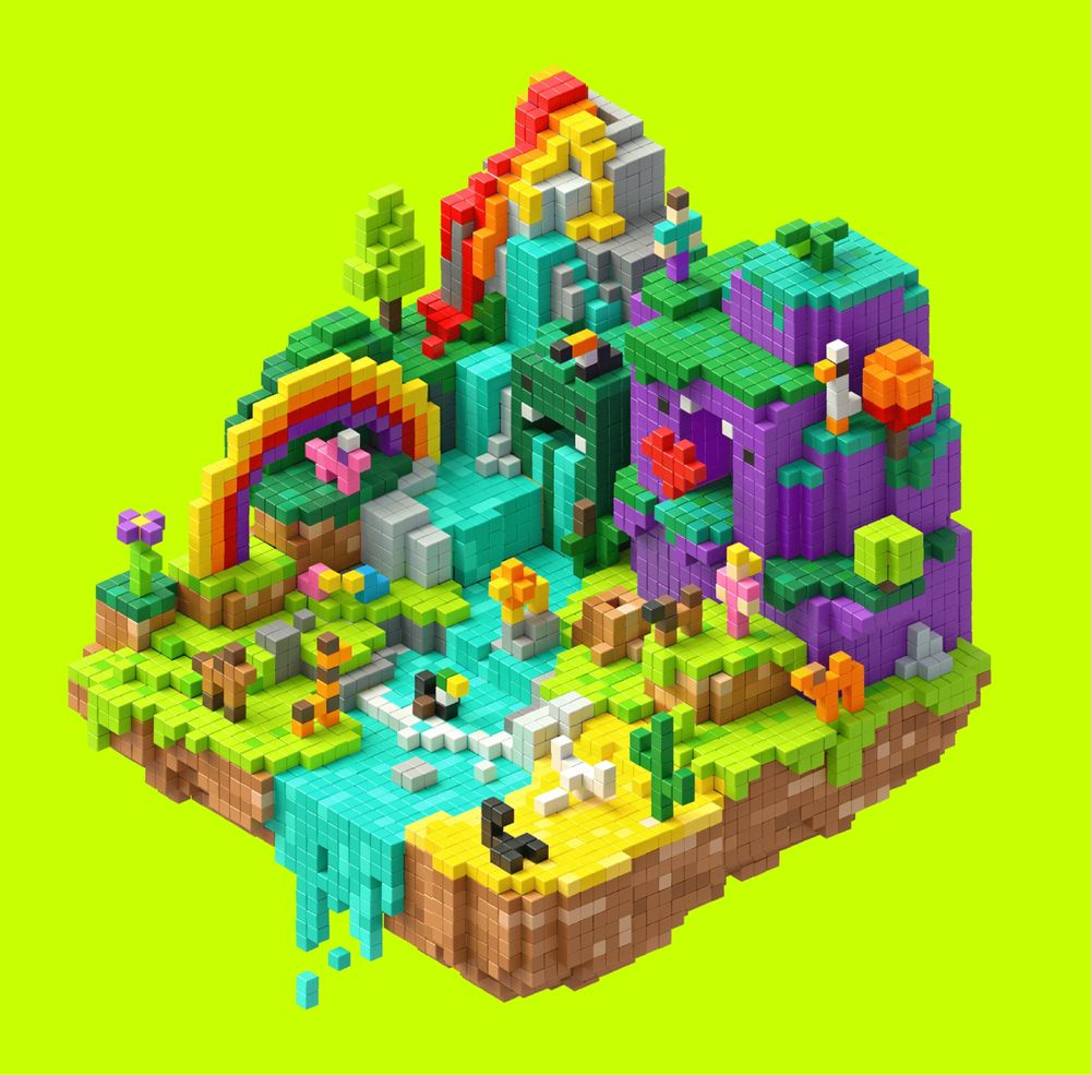 Klocki Magnetyczne Pixio, idealne na prezent. 1600 sztuk Minecraft