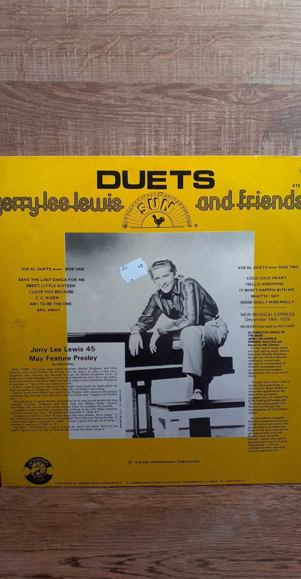 Jerry Lee Lewis "Jerry Lee Lewis and Friends" - płyta winylowa