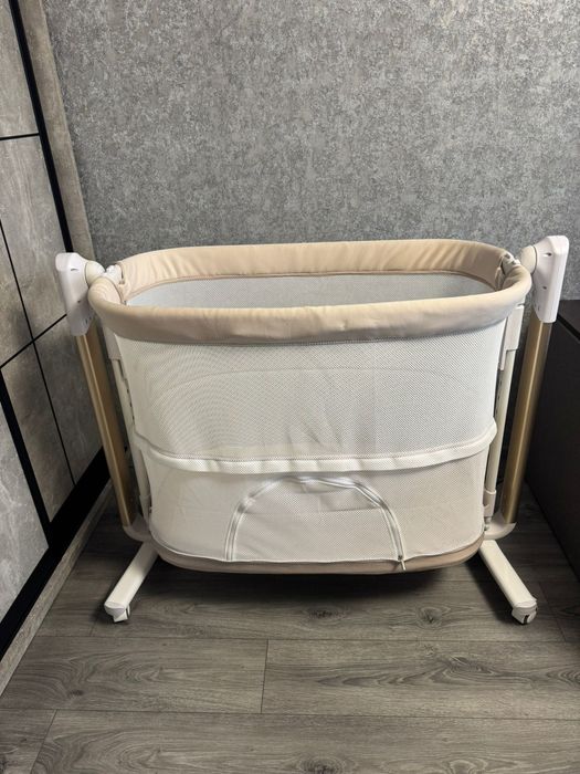 Дитяче приставне ліжечко-манеж 3в1 El Camino Noa ME 1125-W Beige