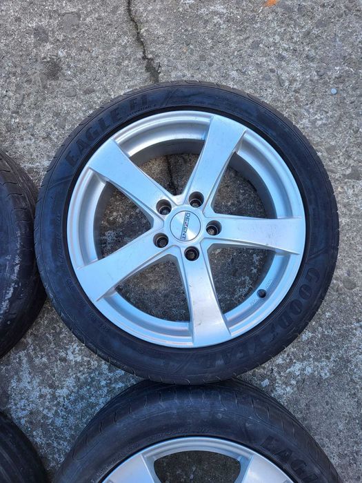 Alufelgi 17 cali 5x112 VW, SKODA, AUDI, SEAT z oponami letnimi.