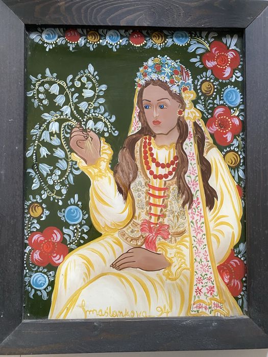 Janina Maślanka obraz na szkle