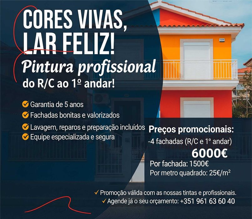 Aluguer Baileu com pintor disponível para o concelho de Cascais