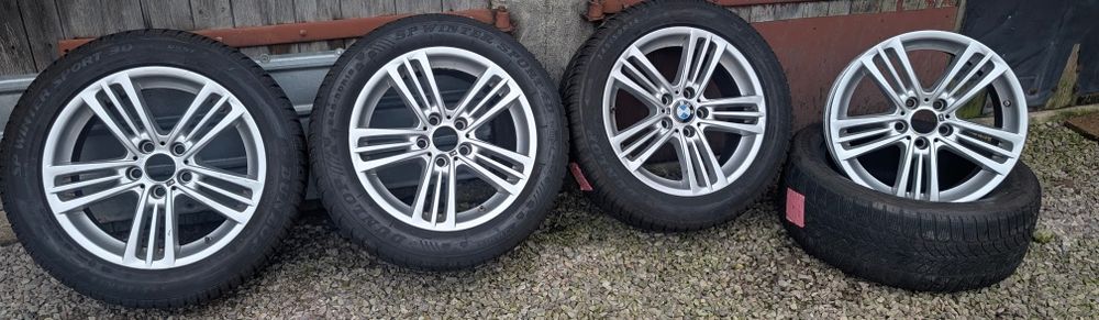 4x Koła BMW R18 5x120 X3 X5 Opony  zimowe 2 sztuki nowe
