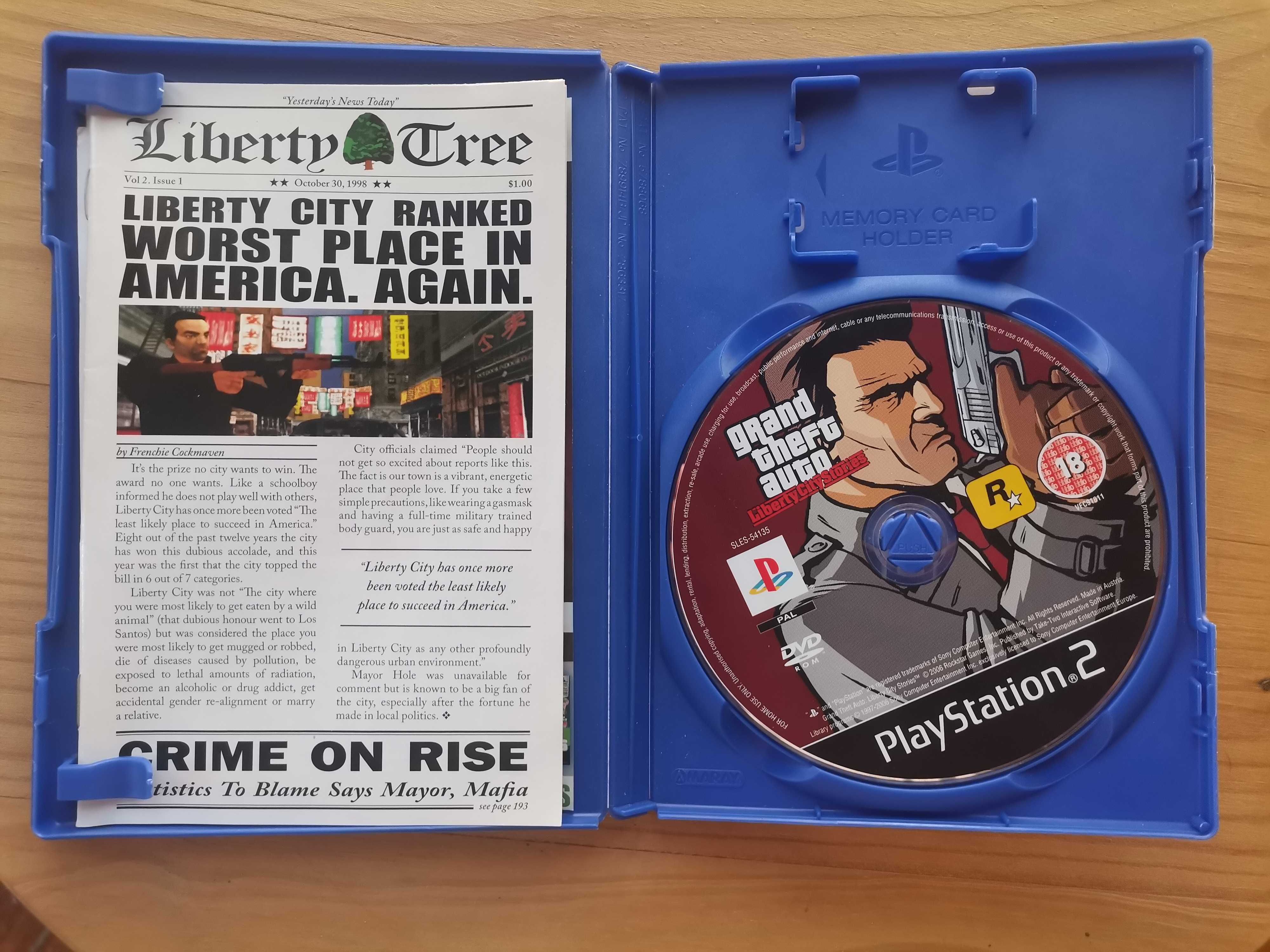 Grand theft auto liberty city Ps2