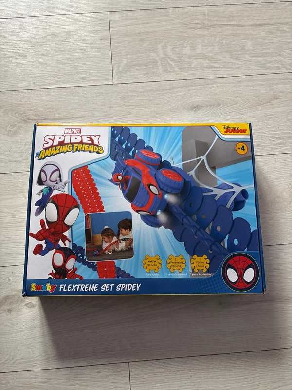 Smoby Flextreme - Tor samochodowy Spidey + samochód 180918