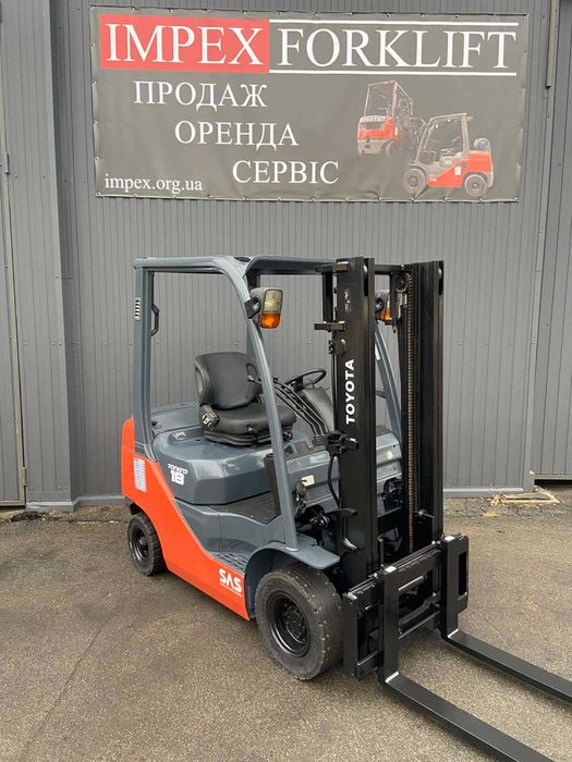 Дизельний навантажувач TOYOTA 62-8FD18, 2017 рік, погрузчик на складі