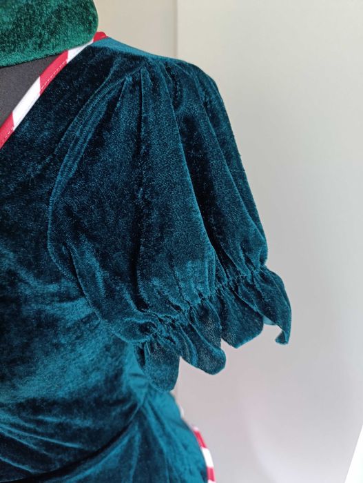 NOWY strój karnawałowy ELFA ELFIKA POMOCNIK MIKOŁAJA S 158/164 159