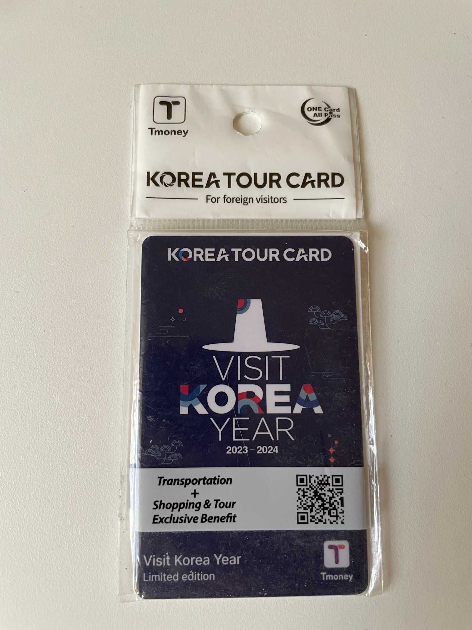Karta T-money Tmoney metro, autobus, taxi, Korea, Seul