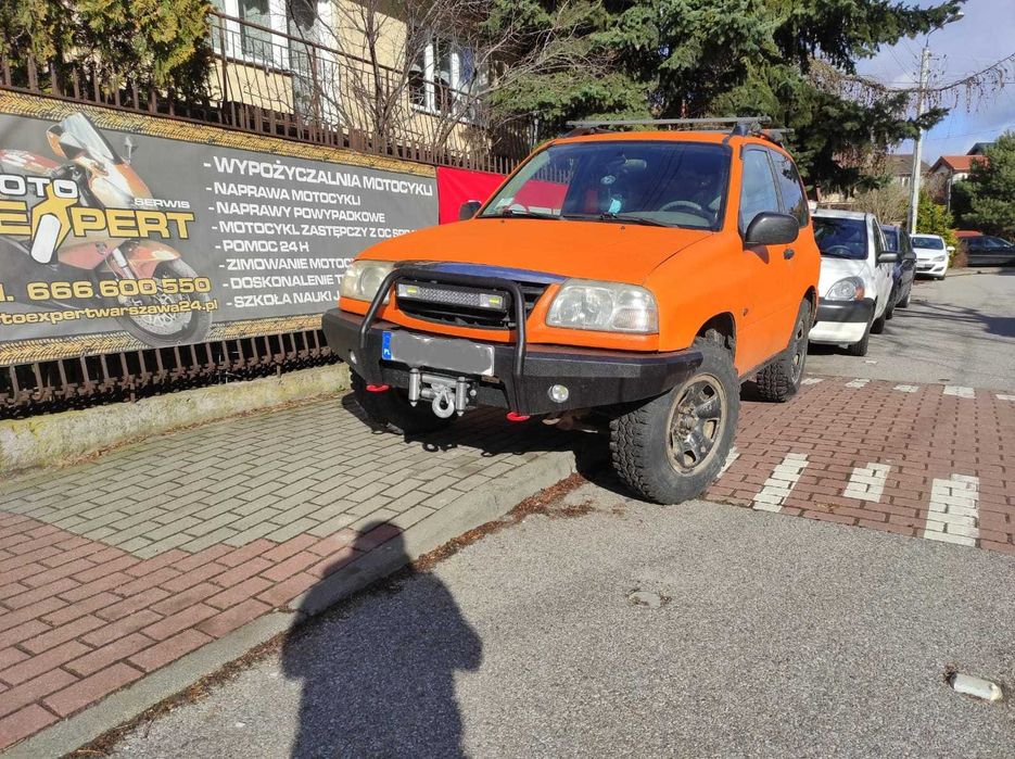 Zderzak stalowy przód +płyta Grand Vitara I (OTM)