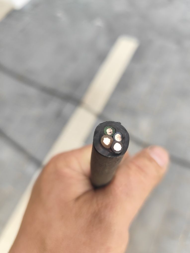 Przewód kabel gumowy 4x6 4 x 6 linka