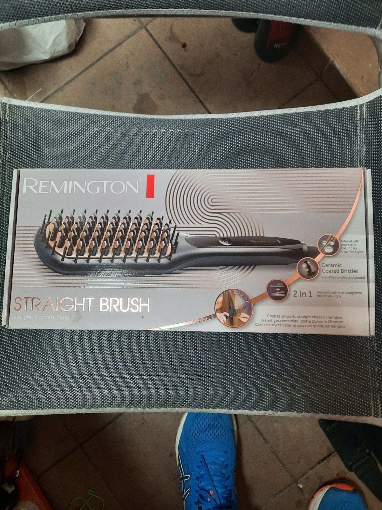 Remington straight brush 2 in1