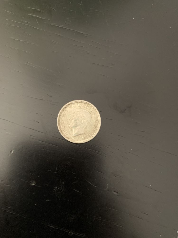 Moeda de six pence de 1944, Inglesa