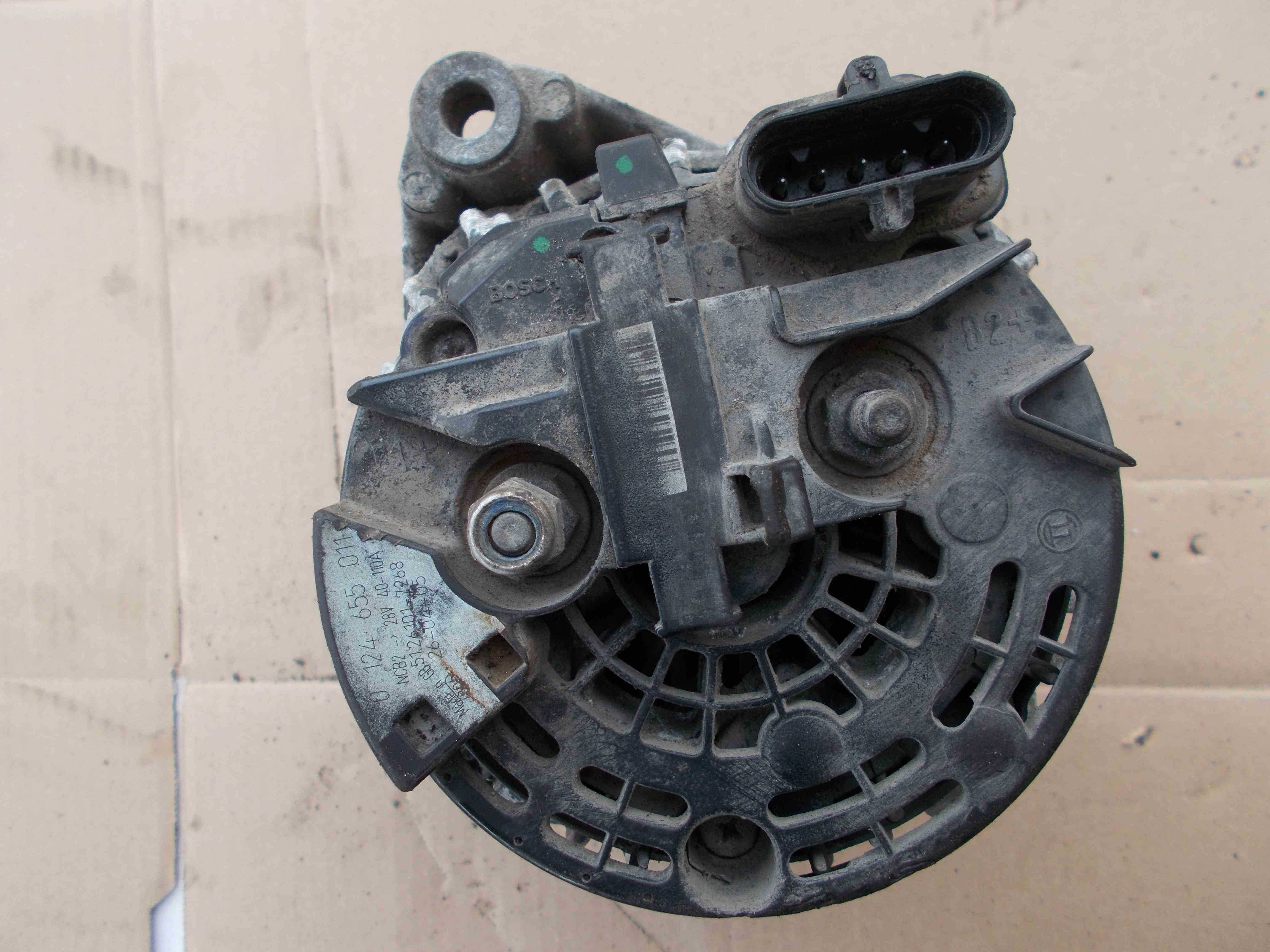 Alternator BOSCH 0124.655011 MAN TGA TGX TGS 28V 110A