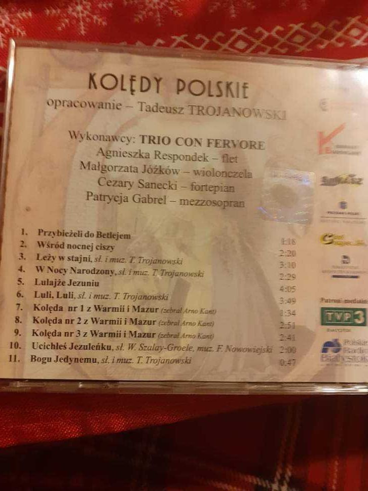 płyta cd Kolędy Tadeusz Trojanowski