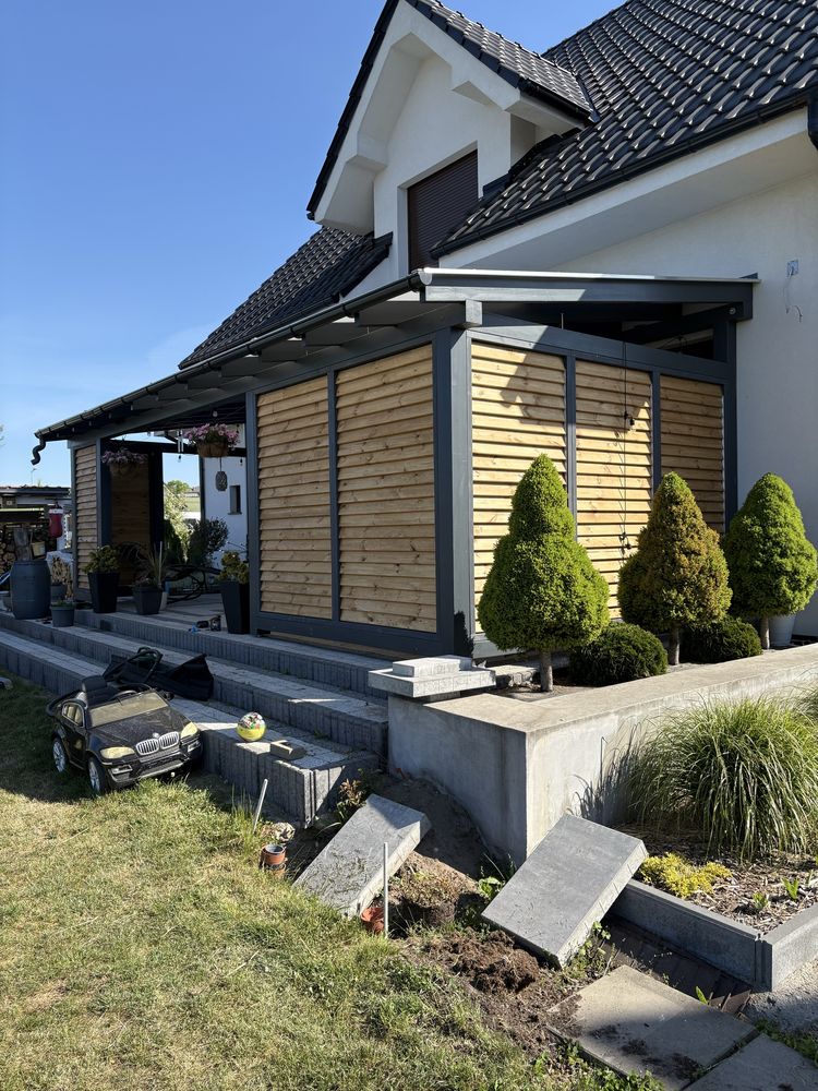 Żaluzje Tarasowe Drewniane