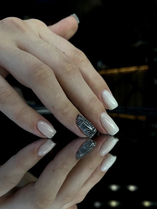 Манікюр. Чистка + покриття.                      Педикюр - пальчики