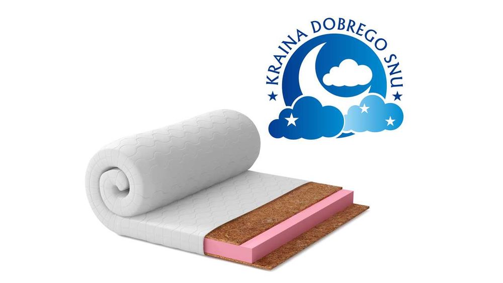 Materace nakładki toppery KDS KOKOS-VISCO grubość 5-6cm RÓŻNE ROZMIARY