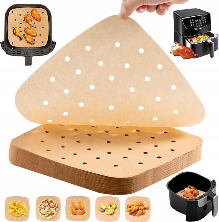 Papier Do Pieczenia Wkłady Airfryer Frytkownicy Beztłuszczowej 100szt