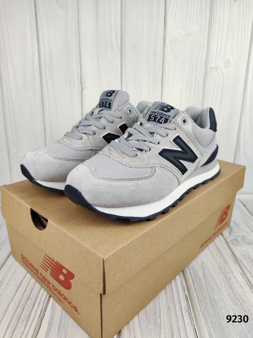 New Balance 574 Gray Navy