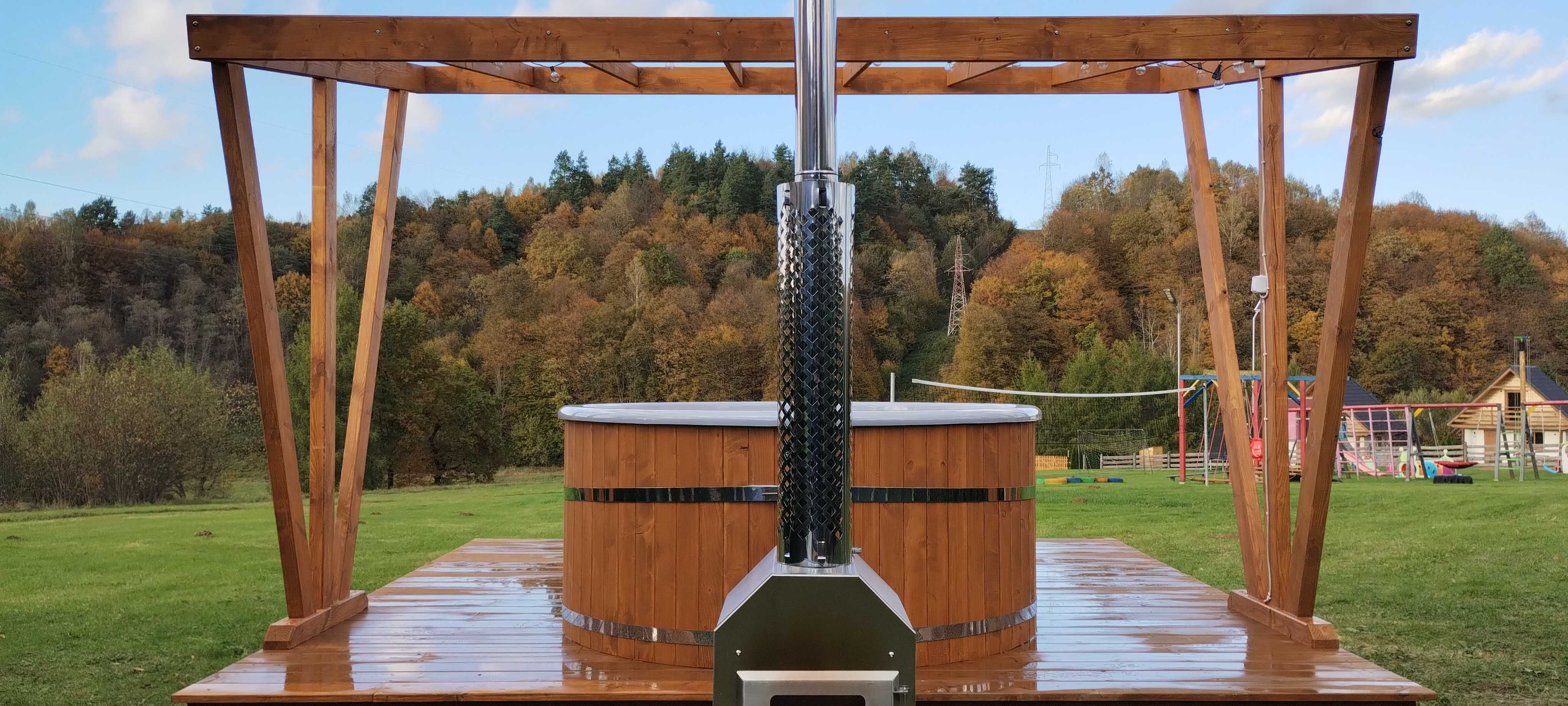 Domek 8/10 osobowy z 3 sypialniami i łazienką. Noclegi osada solina