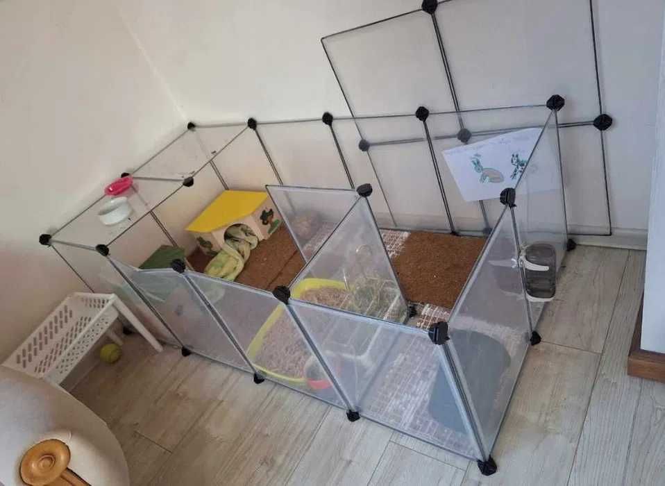 Kojec zagroda klatka dla królika świnki chomika domowa 143x73x46 cm