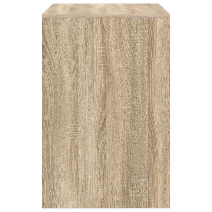 Vidaxl Biurko Sonoma Oak 80X50X76 Cm Z Drewna Inżynieryjnego
