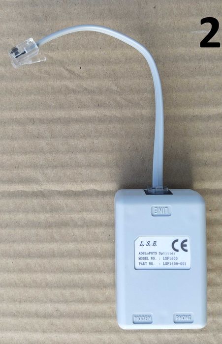 Spliter / Filtro Telefone - ADSL