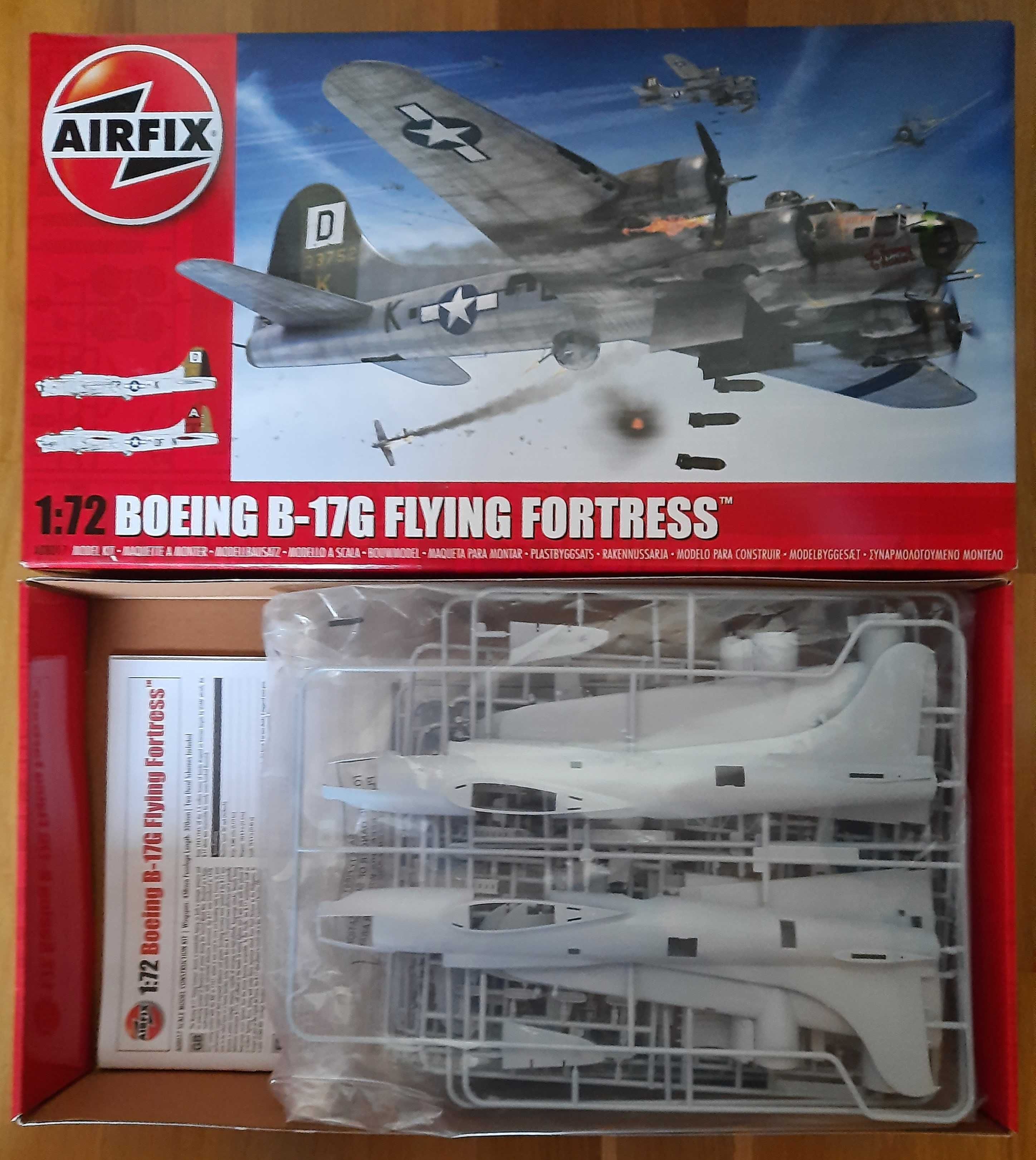 Model do sklejania Airfix Boeing B-17G Flying Fortress skala 1/72