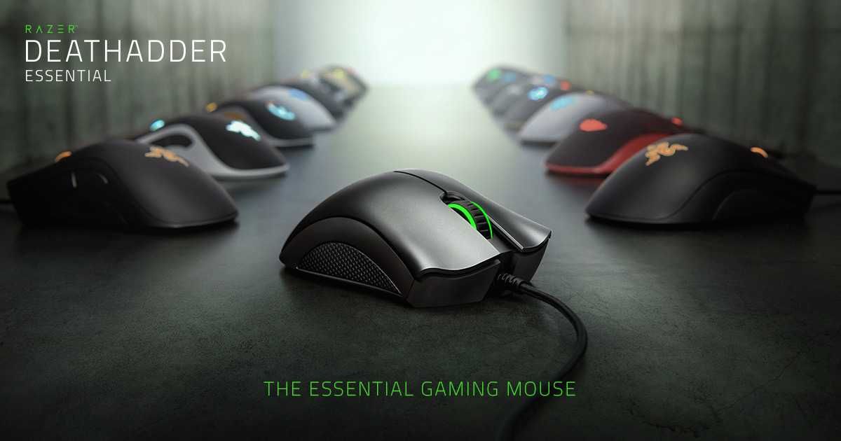 Razer DeathAdder Essential Black przewodowa mysz do gier mysz 6400DPI