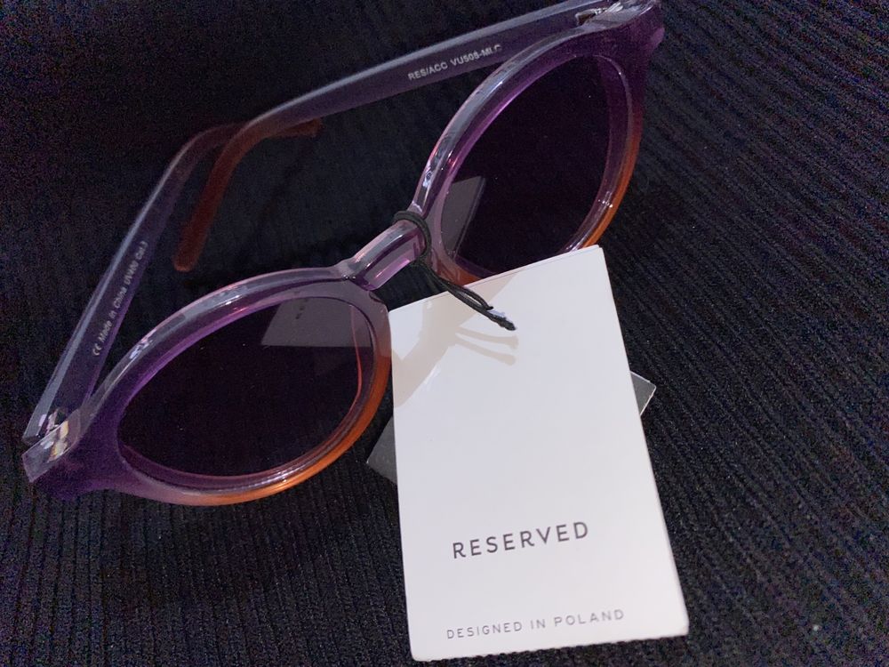 nowe okulary przeciwsłoneczne z metką