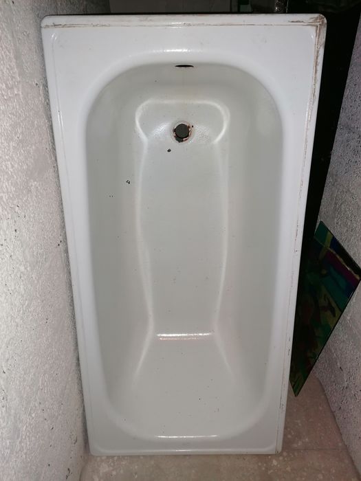 Wanna stalowa biała 140x70 cm