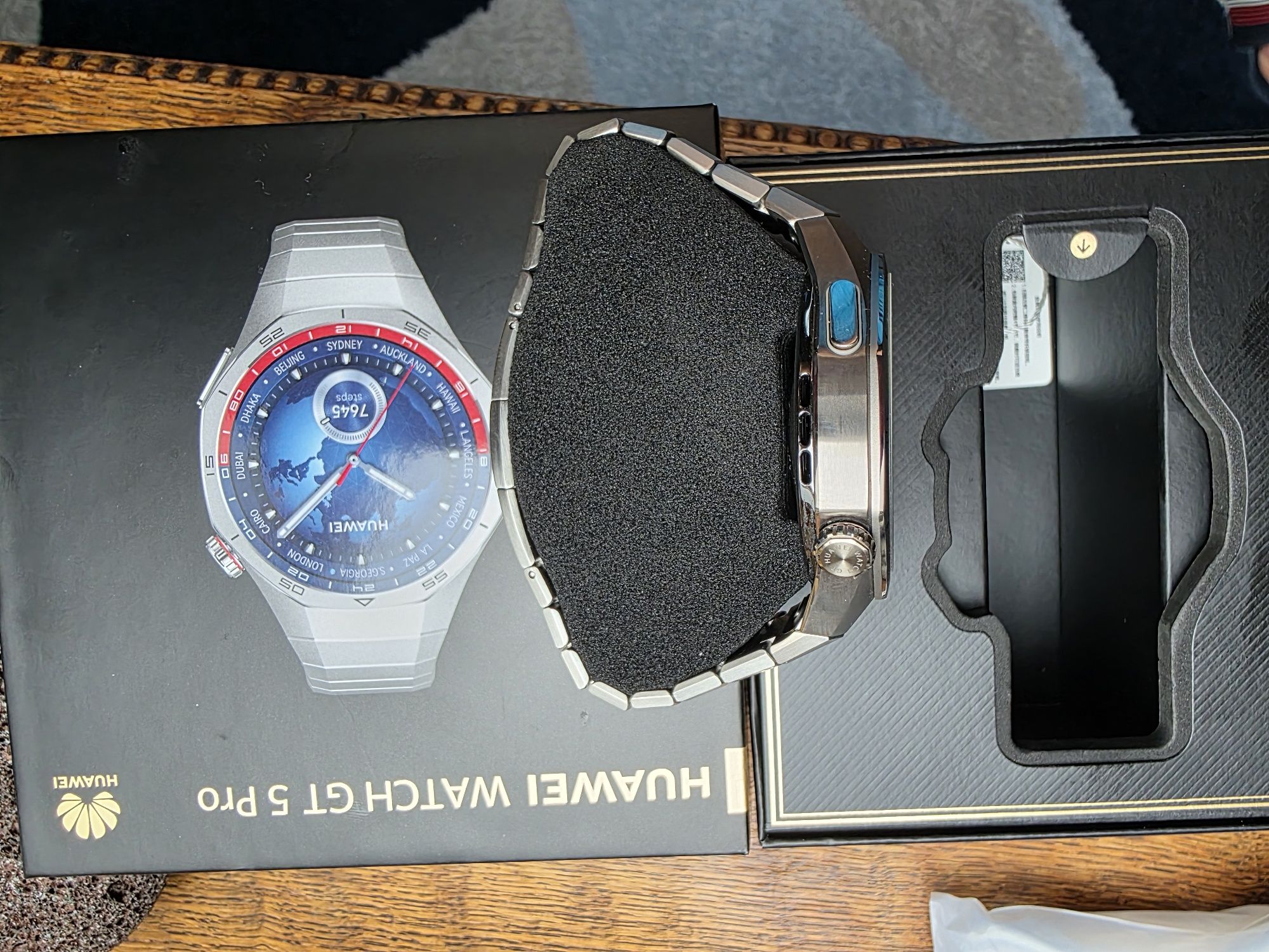 Huawei WATCH GT 5 Pro 46mm  Titanium Gwarancja jak Nowy