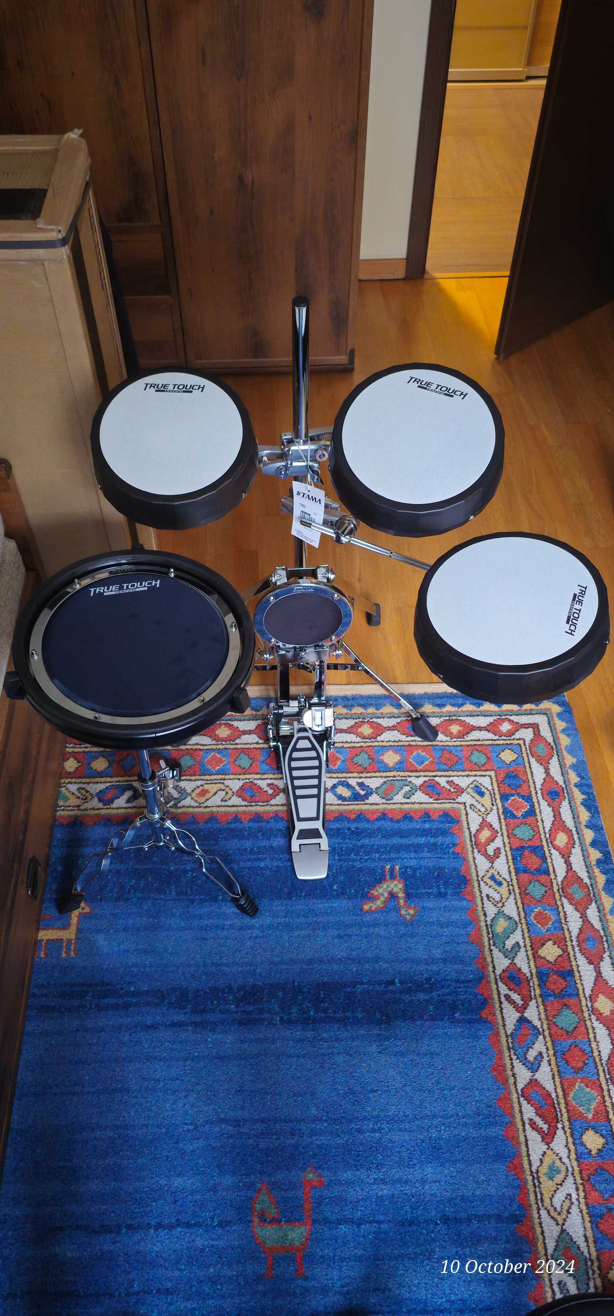 Tama True Touch Training Kit - Cicha mini perkusja z dźwiękiem do domu