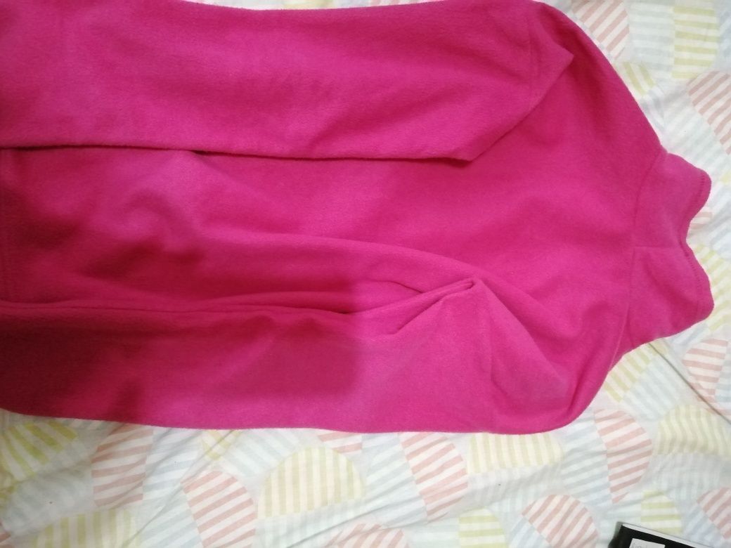 Camisola rosa polar