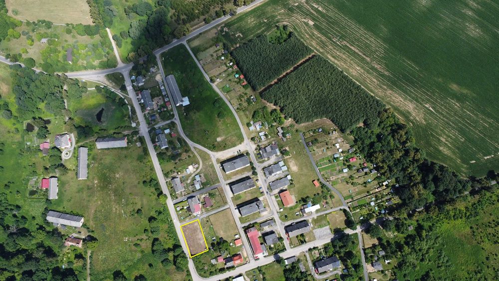 Działka budowlana Szymbark 10km od iławy 140m do jeziora 861m