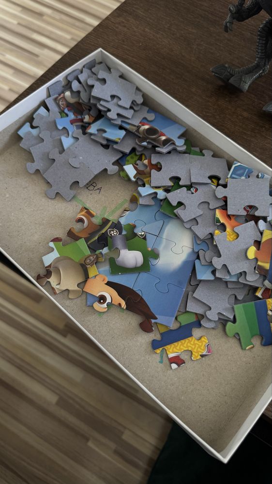 Puzzle psi patrol kompletne 5+ 100 gratis dinozaur