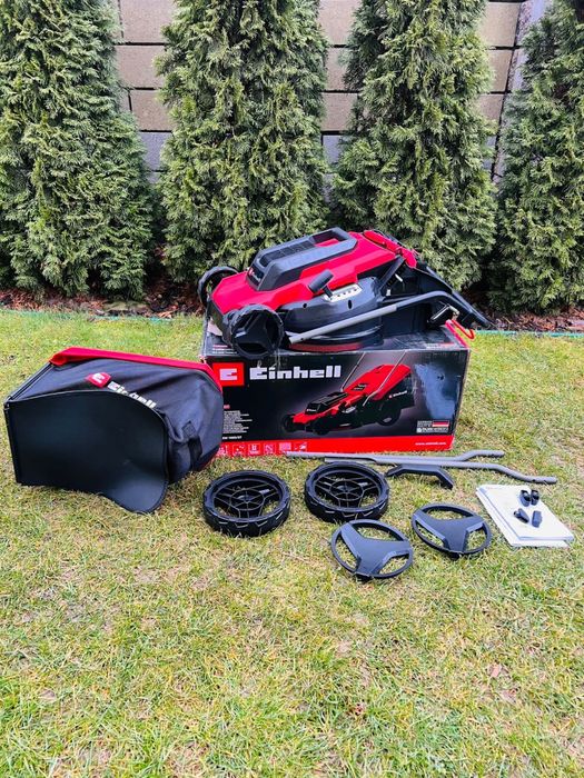 Газонокосилка Einhell GC-EM 1600/37, 1600 Вт, 37 см, 38 л, 20-60 мм