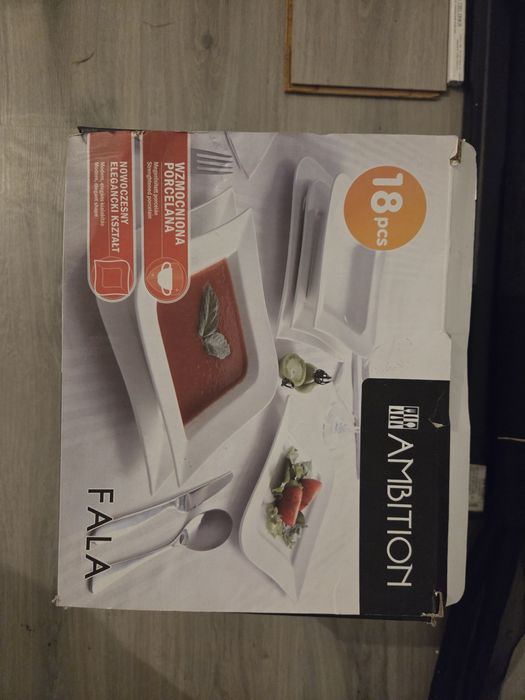 Serwis obiadowy Ambition Fala, 18 szt.