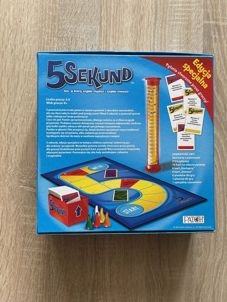 Gra planszowa „5 sekund” Edycja specjalna