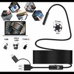 Камера эндоскоп с кабелем на 5 метров 7 мм USB/micro USB/ Type-C