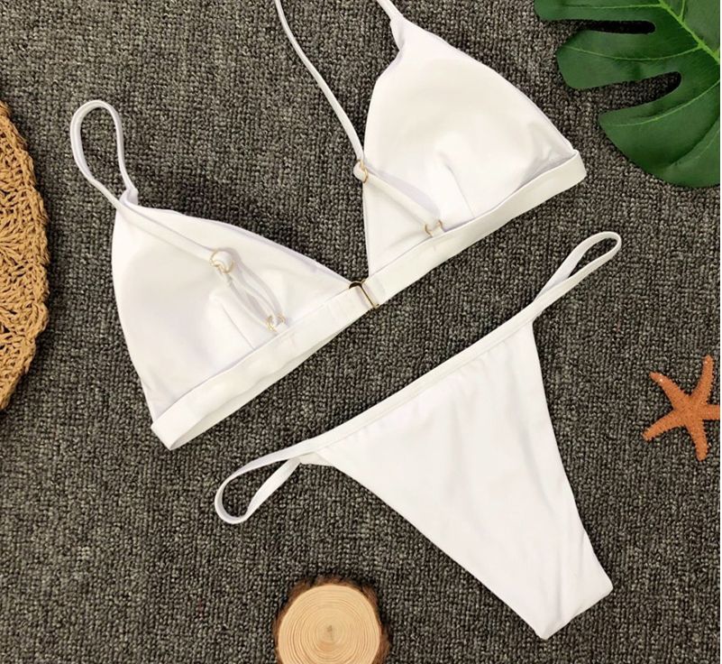 Sexy Bikini Brazylijskie Dwuczęściowy Strój Kąpielowy STRINGI - S