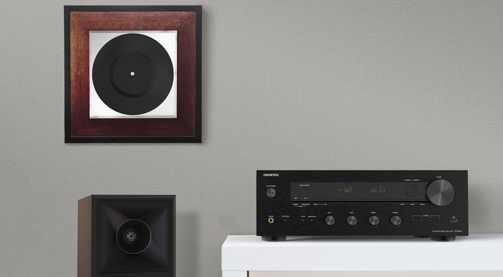 Onkyo TX-8470 Czarny Aplituner Stereo 8K Dostępny od ręki
