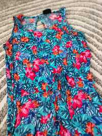 Maxi sukienka na lato w kwiaty r M 38