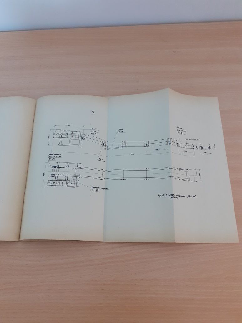Przenośnik Podścianowy GROT-58 poradnik z czasów PRL