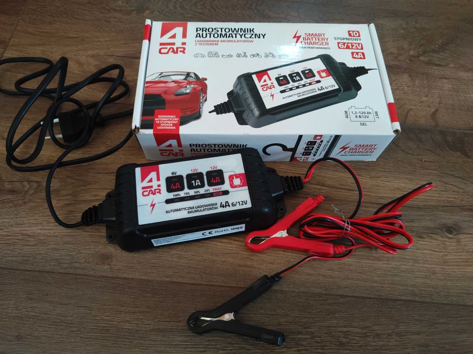 Prostownik automatyczny do akumulatorów 12V / 6V